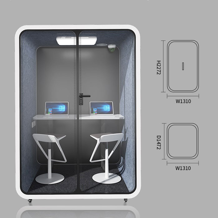 cyspace l-series office booths