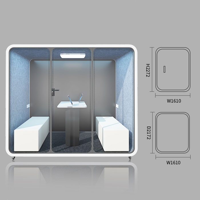 cyspace l-series office booths