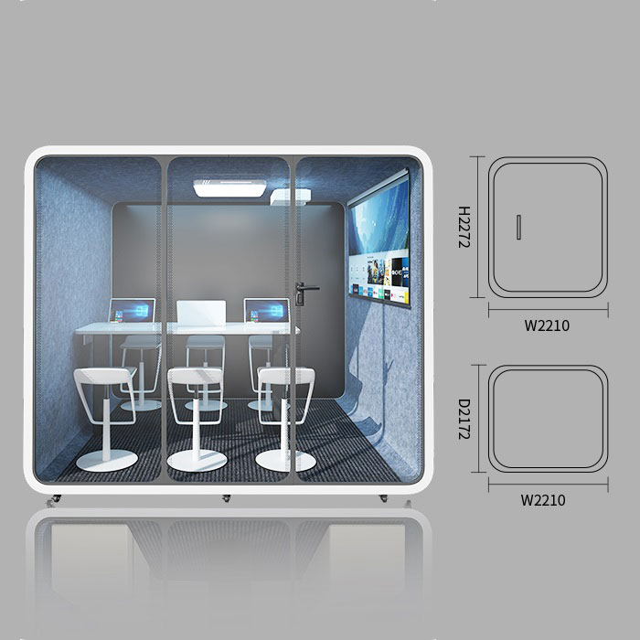 cyspace l-series office booths