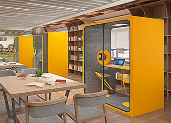 Applications of cyspace Office Booths