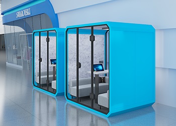 Applications of cyspace Office Booths