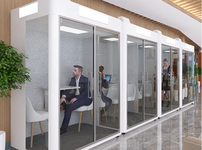 Applications of cyspace Office Booths