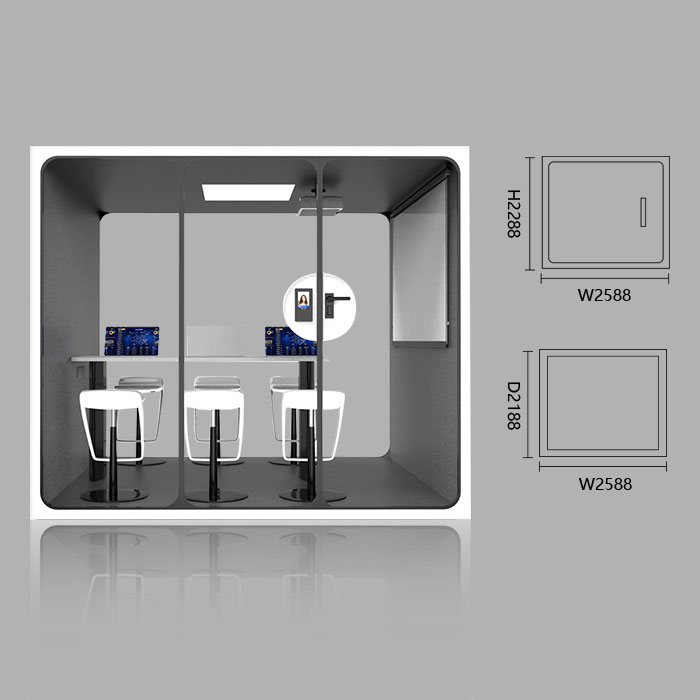 cyspace y-series office booths
